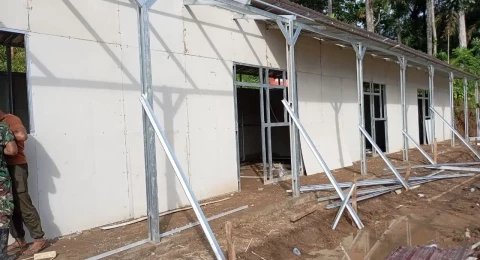 BNPB Bangun 117 Huntara di Kabupaten Agam Untuk Korban Banjir dan Longsor